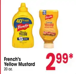 Jewel-Osco French's Yellow Mustard offer