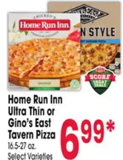 Jewel-Osco Home Run Inn Ultra Thin or Gino's East Tavern Pizza offer