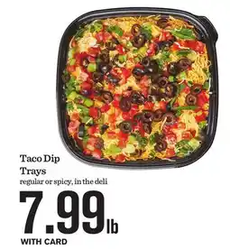 Mariano's Taco Dip Trays offer