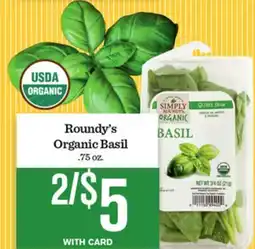 Mariano's Roundy's BASIL Organic Basil offer