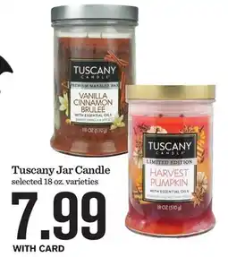 Mariano's Tuscany Jar Candle offer