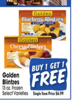 Jewel-Osco Golden Blintzes offer