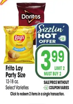 Jewel-Osco Frito Lay Party Size offer