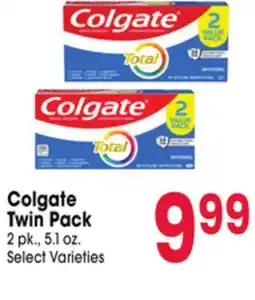Jewel-Osco Colgate Twin Pack offer