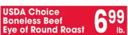 Jewel-Osco USDA Choice Boneless Beef Eye of Round Roast offer
