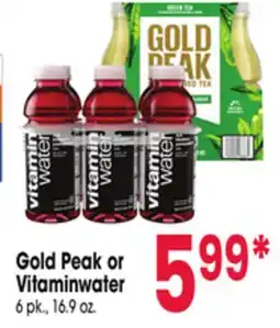 Jewel-Osco Gold Peak or Vitaminwater offer