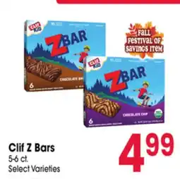 Jewel-Osco Clif Z Bars offer