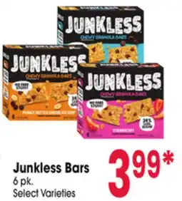 Jewel-Osco Junkless Bars offer
