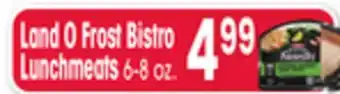 Jewel-Osco Land O Frost Bistro Lunchmeats offer