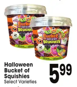 Jewel-Osco Halloween Bucket of Squishies offer