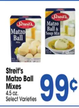 Jewel-Osco Streit's Matzo Ball Mixes offer