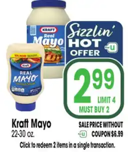 Jewel-Osco Kraft Mayo offer