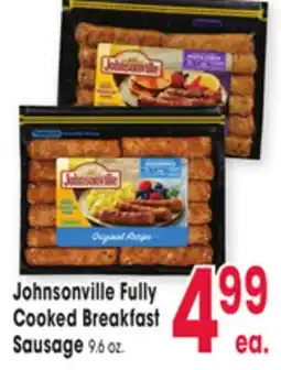 Jewel-Osco Johnsonville Fully Cooked Breakfast Cooked Breakfast Sausage offer