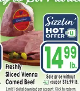 Jewel-Osco Freshly Sliced Vienna Corned Beef offer