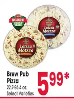 Jewel-Osco Brew Pub Pizza offer