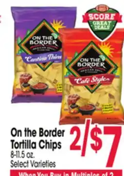 Jewel-Osco On the Border Tortilla Chips offer