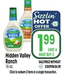 Jewel-Osco Hidden Valley Ranch offer