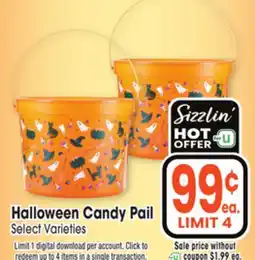 Jewel-Osco Halloween Candy Pail Halloween Candy offer