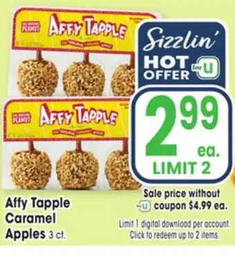 Jewel-Osco Affy Tapple Caramel Apples offer