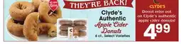 Jewel-Osco Clyde's Authentic Apple Cider Donuts offer