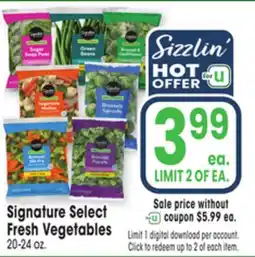 Jewel-Osco Signature Select Fresh Vegetables offer