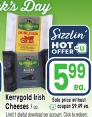 Jewel-Osco Kerrygold Irish Cheeses offer
