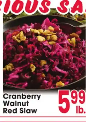 Jewel-Osco Cranberry Walnut Red Slaw offer