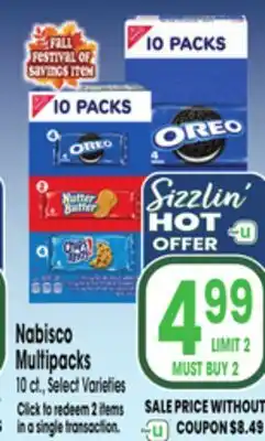 Jewel-Osco Nabisco Multipacks offer