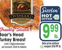 Jewel-Osco Boar's Head Turkey Breast offer