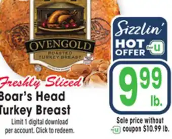 Jewel-Osco Boar's Head Turkey Breast offer