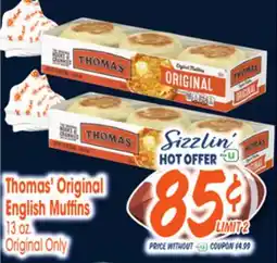 Jewel-Osco Thomas' Original English Muffins offer