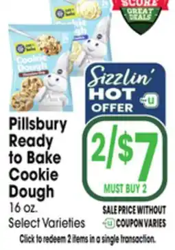 Jewel-Osco Pillsbury Ready to Bake Cookie Dough offer