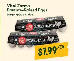 Sprouts Farmers Market Vital Farms Pasture-Raised Eggs offer