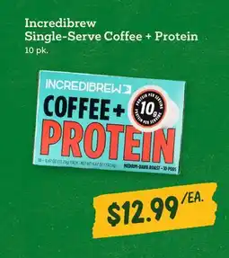 Sprouts Farmers Market Incredibrew Single-Serve Coffee + Protein offer