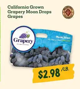 Sprouts Farmers Market California Grown Grapery Moon Drops Grapes offer