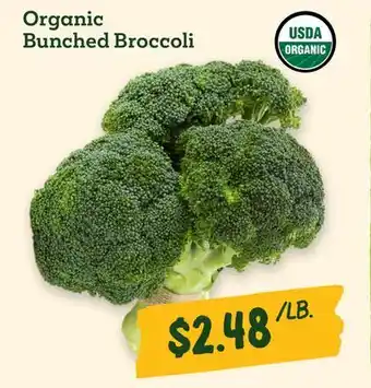 Sprouts Farmers Market Organic Bunched Broccoli offer