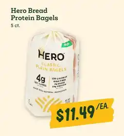 Sprouts Farmers Market Hero Bread Protein Bagels offer