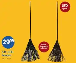 Lidl 5 ft. LED broom offer