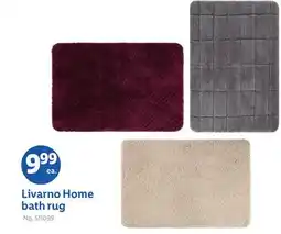 Lidl Livarno Home bath rug offer