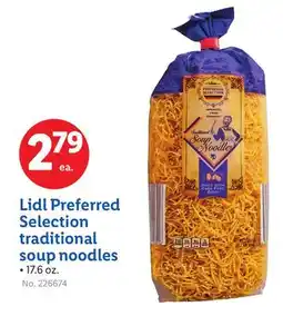 Lidl Lidl Preferred Selection traditional soup noodles offer