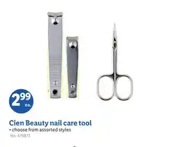 Lidl Cien Beauty nail care tool offer