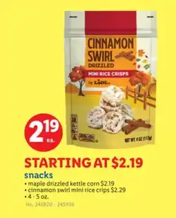 Lidl snacks offer