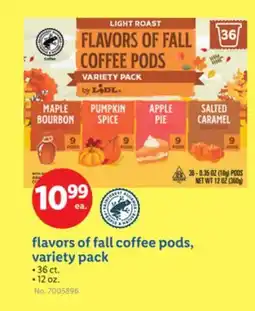 Lidl avors of fall coffee pods, variety pack offer