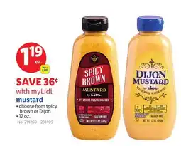 Lidl mustard offer