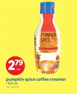 Lidl pumpkin spice coffee creamer offer