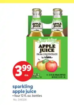 Lidl sparkling apple juice offer