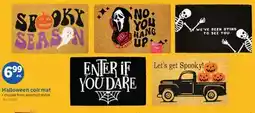 Lidl Halloween coir mat offer