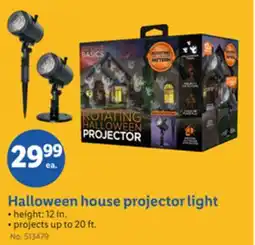 Lidl Halloween house projector light offer