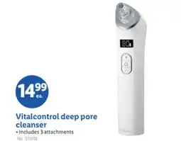 Lidl Vitalcontrol deep pore cleanser offer