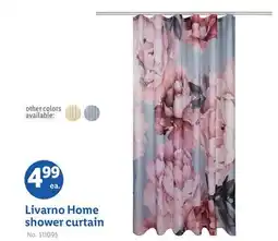 Lidl Livarno Home shower curtain offer